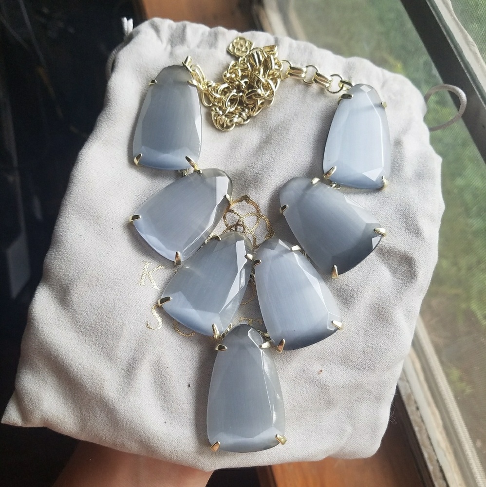 Kendra Scott Slate Harlow Necklace - Picture 2 of 5